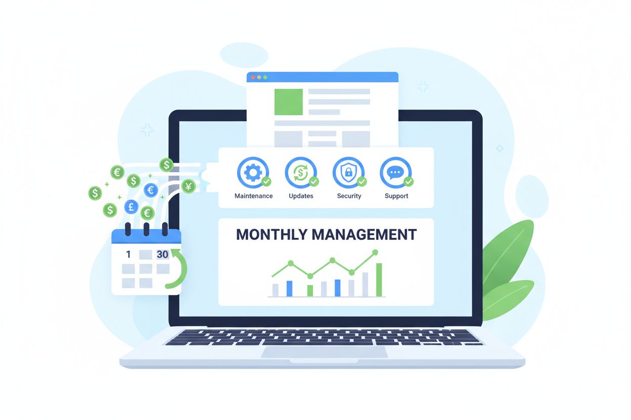 Website Monthly Management Fees